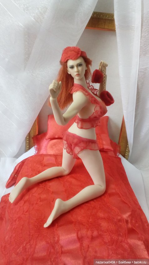 "ФАНТАЗИИ В КРАСНОМ..." (выкройка трусиков) (фото 6)