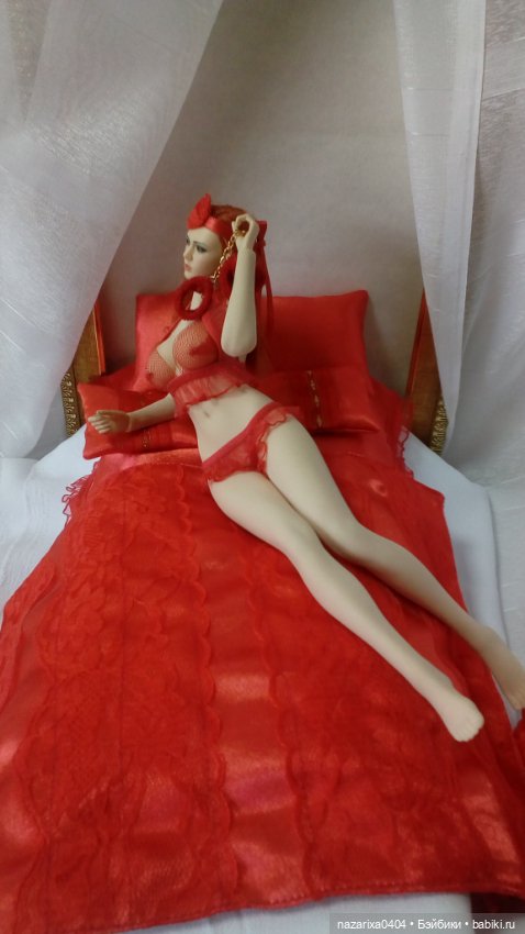 "ФАНТАЗИИ В КРАСНОМ..." (выкройка трусиков) (фото 5)