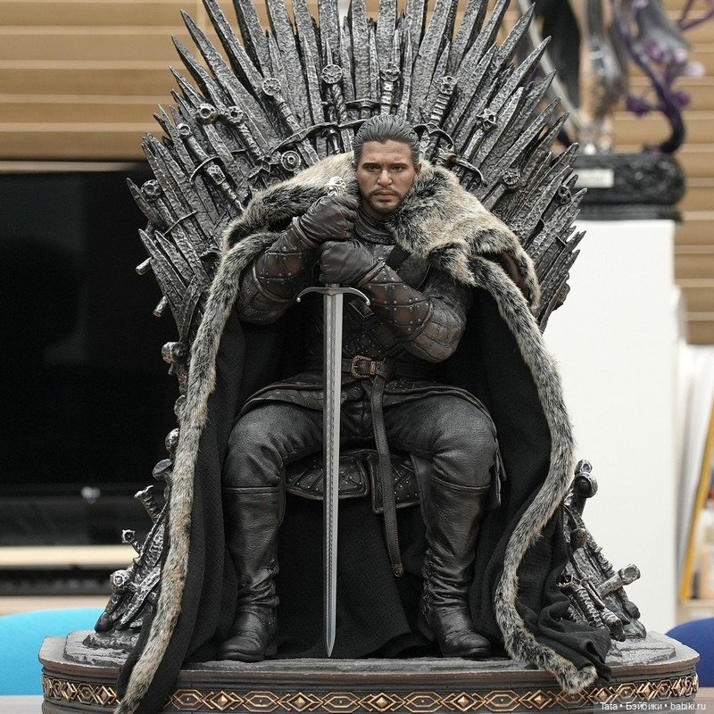 Серийная статуя Джона Сноу на Железном Троне - Prime 1 Studio & Blitzway (фото 3)