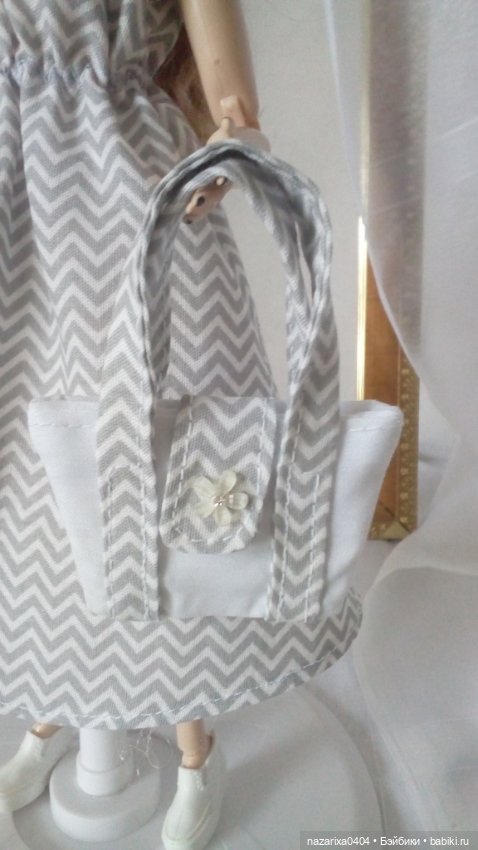 " Гергогиня Барбейская выходит в свет" выкройка платья для Барби и Phicen (фото 7)