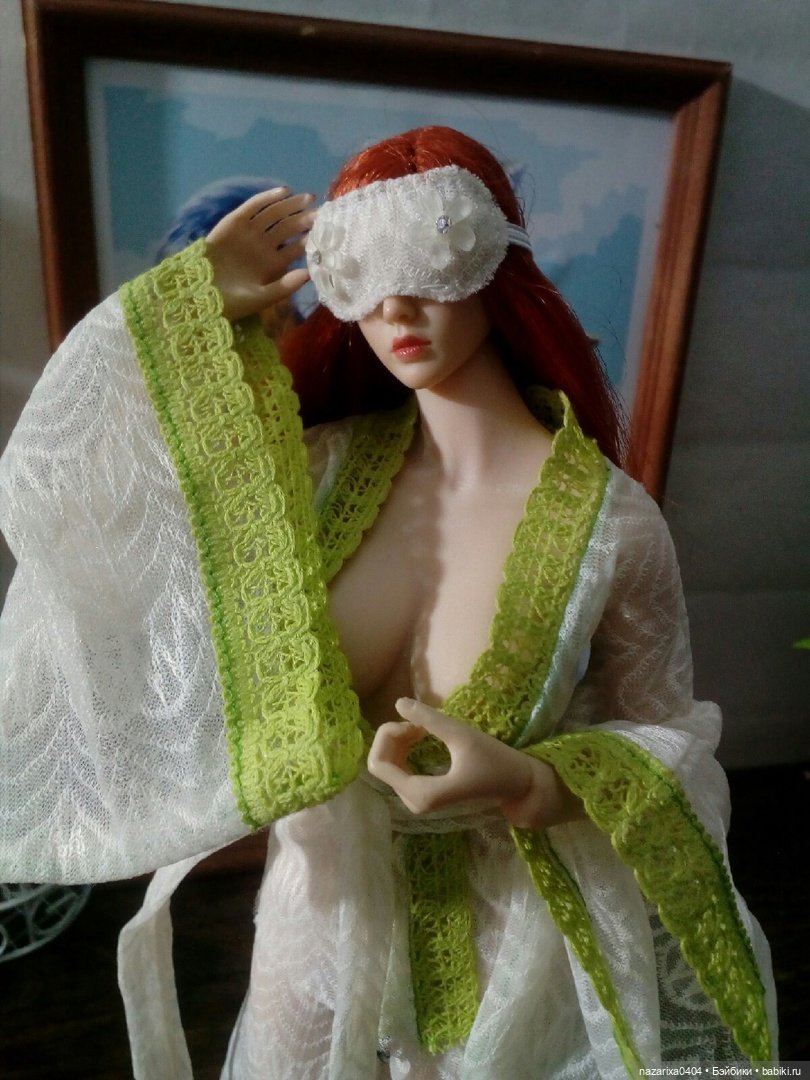 Кимоно-пижама и кимоно-халатик выкройка для Phicen (фото 6)