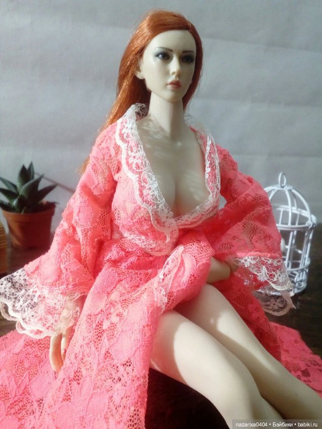 Пеньюар-кимоно выкройка для Phicen (фото 3)