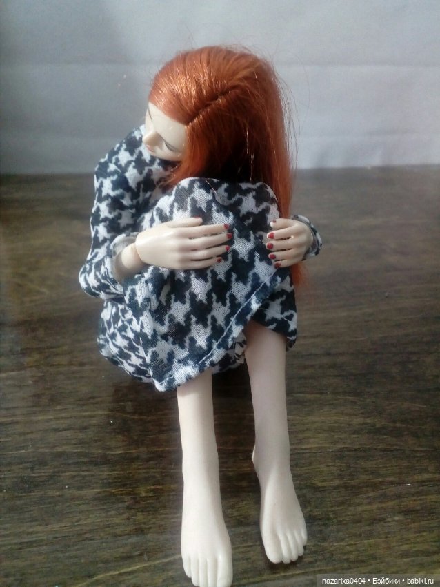 Платье трикотажное для девушек PHICEN (выкройка)