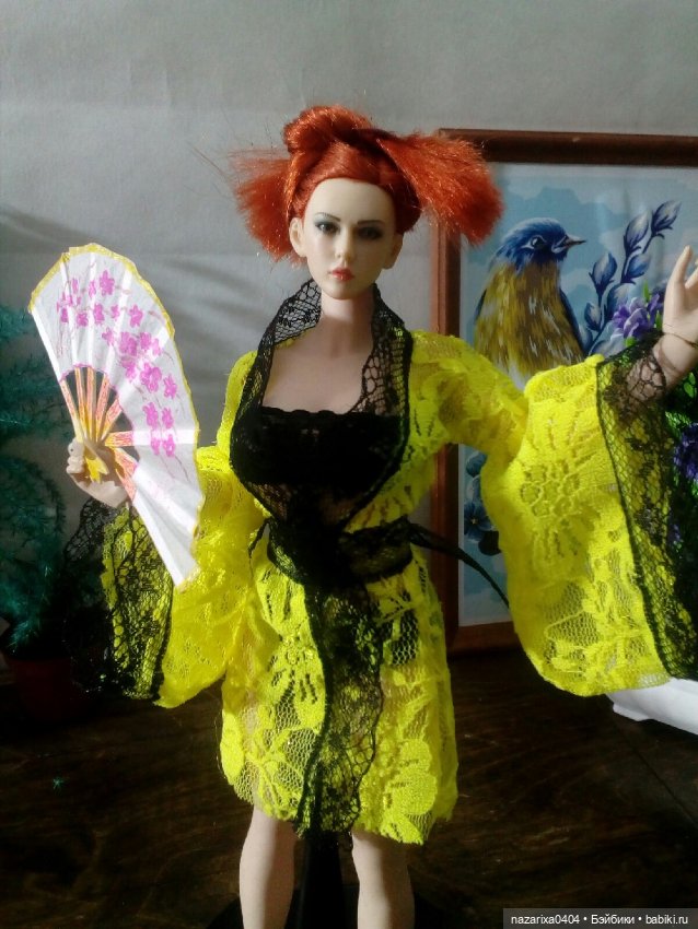 Кимоно-пижама и кимоно-халатик выкройка для Phicen