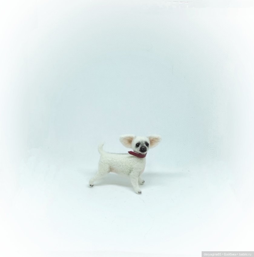 Чихуахуа — Валяные игрушки из шерсти: сухое валяние (фото 3)