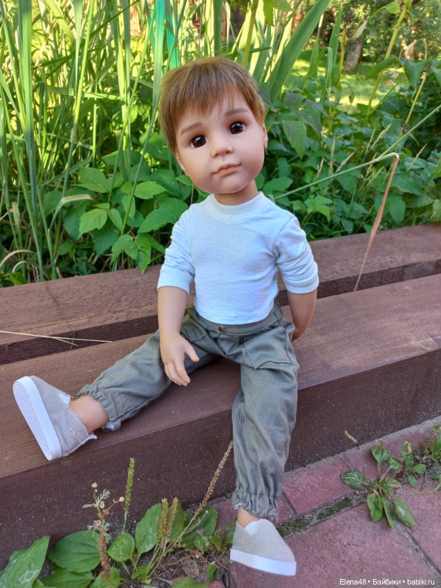 Опять мальчишка🙈 — ООАК и кастом кукол Gotz (Готц): перерисовка (фото 2)