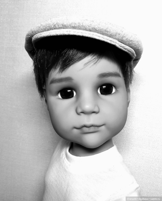 Опять мальчишка🙈 — ООАК и кастом кукол Gotz (Готц): перерисовка (фото 5)