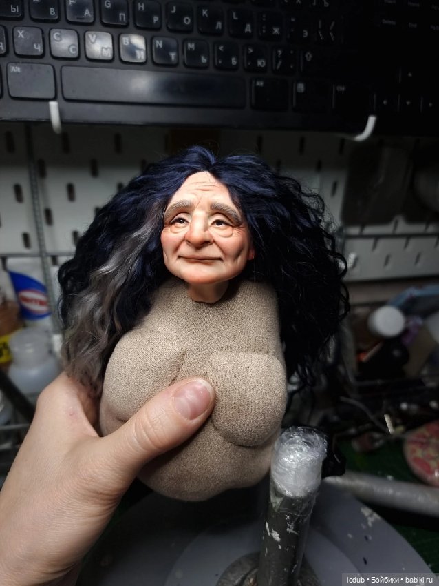 Будуарные бабушки — Авторские шарнирные куклы своими руками: лепка