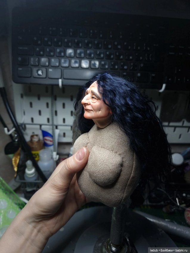 Будуарные бабушки — Авторские шарнирные куклы своими руками: лепка (фото 2)