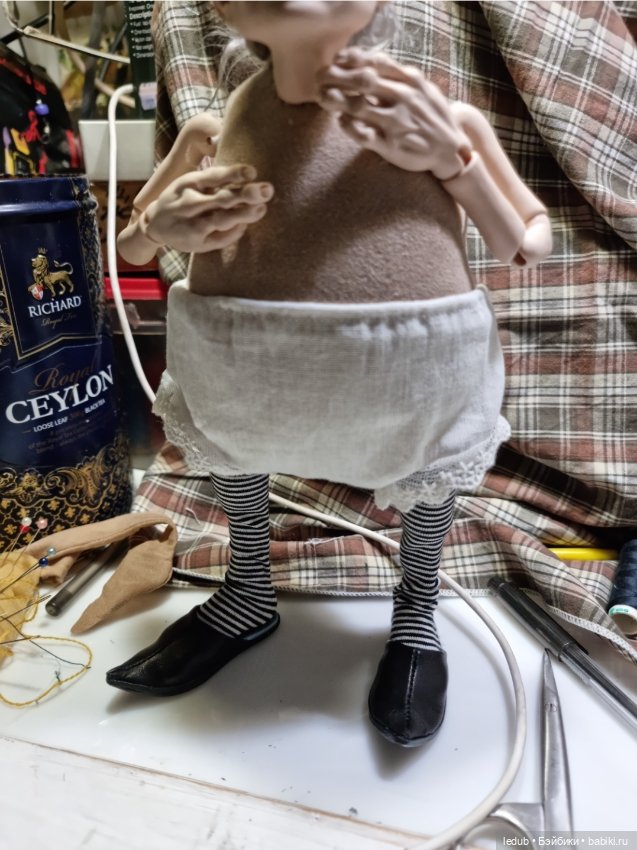 Будуарные бабушки — Авторские шарнирные куклы своими руками: лепка
