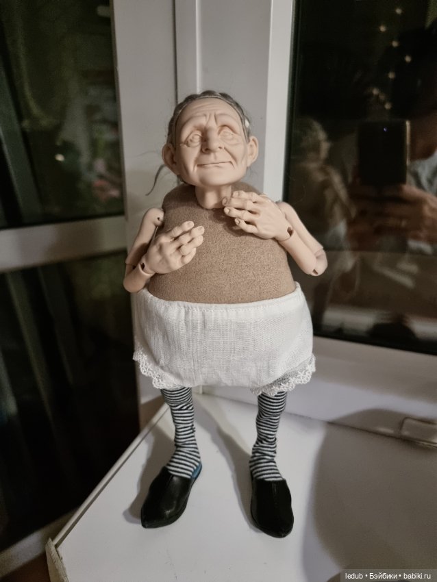 Будуарные бабушки — Авторские шарнирные куклы своими руками: лепка