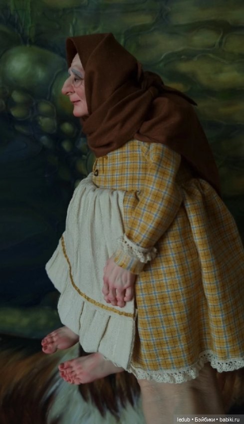 Бабушки в образах — Авторские шарнирные куклы своими руками: лепка (фото 4)