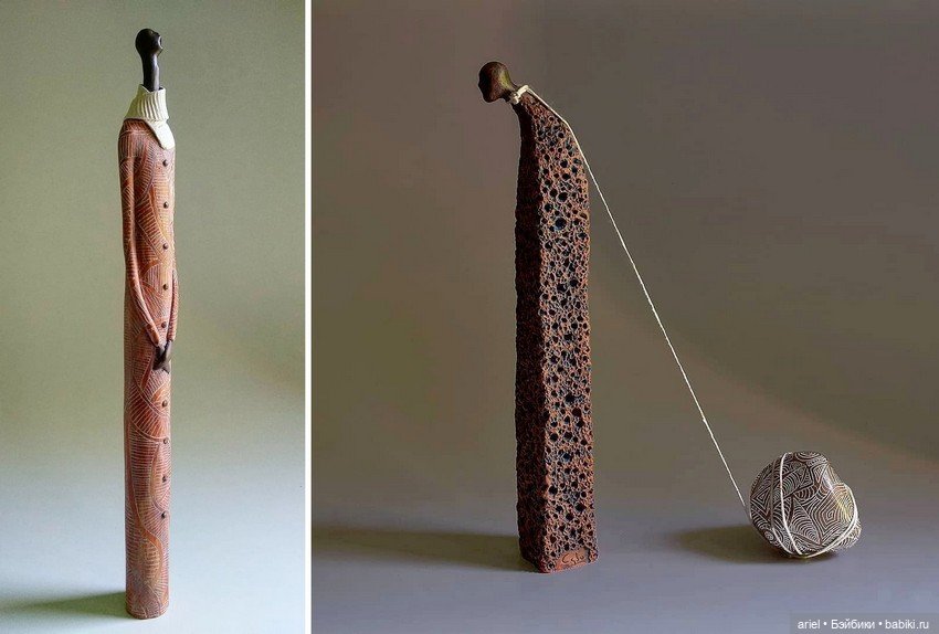 Необычные глиняные скульптуры от Карлоса Кабо (Carlos Cabo) (фото 4)