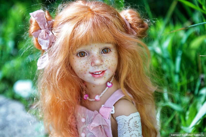 Анечка - Егоза. Ооак куколки Готц Gotz (фото 4)