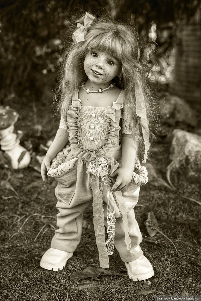 Анечка - Егоза. Ооак куколки Готц Gotz