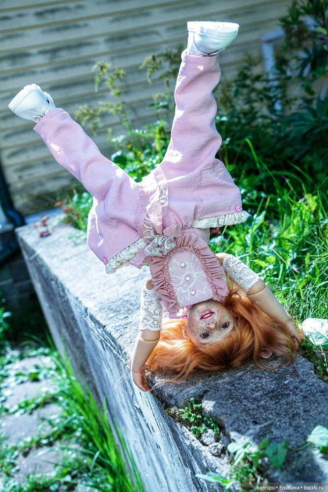 Анечка - Егоза. Ооак куколки Готц Gotz