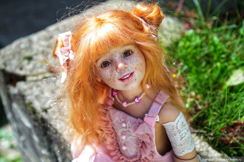 Анечка - Егоза. Ооак куколки Готц Gotz (фото 9)