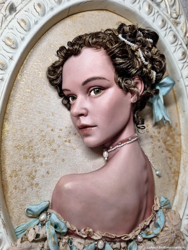 "Эмма" барельеф — Авторские куклы ручной работы: текстильные (фото 2)