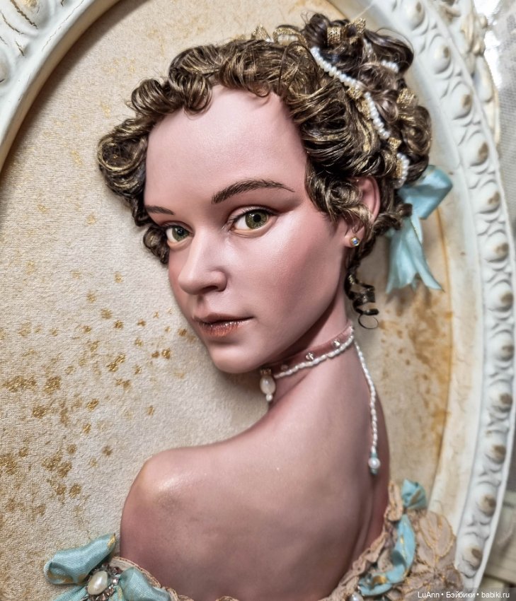 "Эмма" барельеф — Авторские куклы ручной работы: текстильные (фото 5)