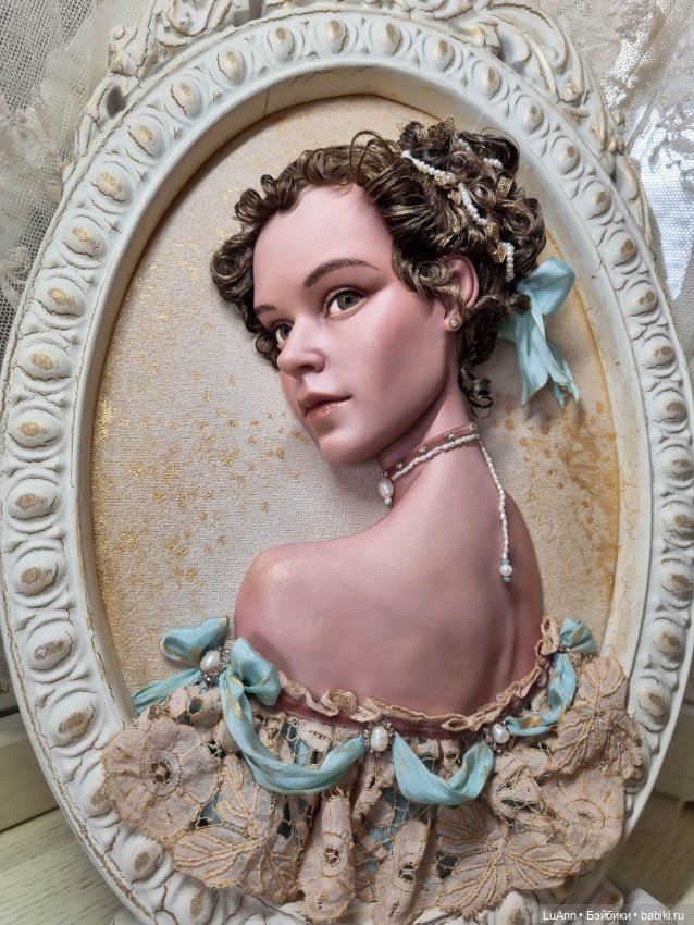 "Эмма" барельеф — Авторские куклы ручной работы: текстильные (фото 9)