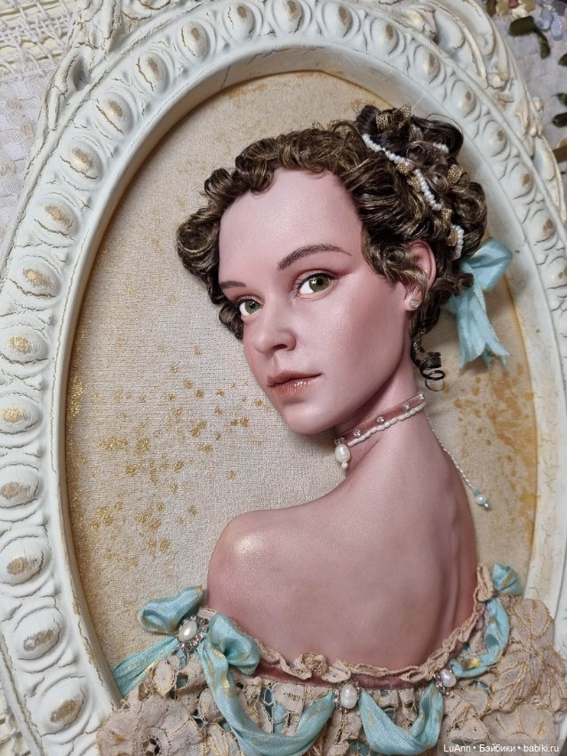 "Эмма" барельеф — Авторские куклы ручной работы: текстильные (фото 7)