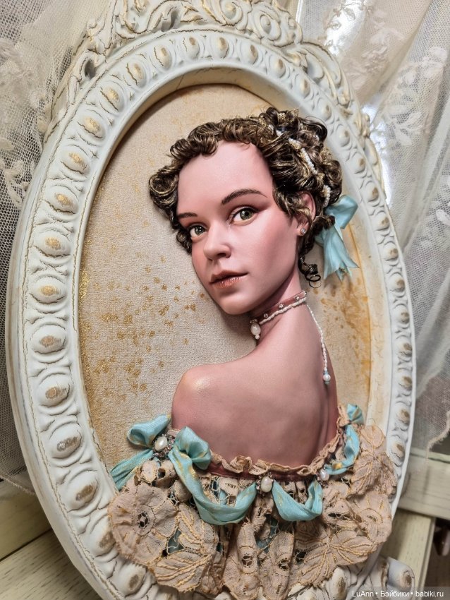 "Эмма" барельеф — Авторские куклы ручной работы: текстильные (фото 8)