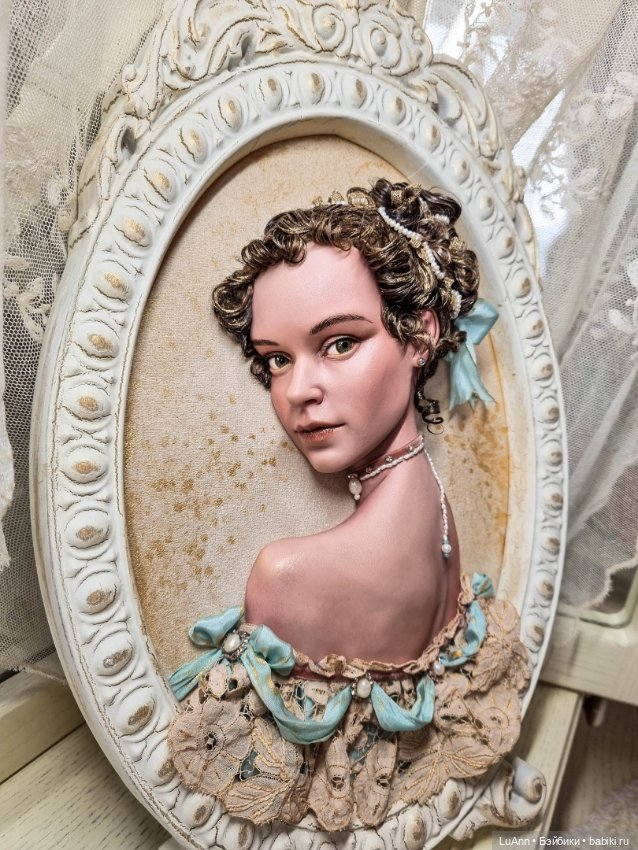"Эмма" барельеф — Авторские куклы ручной работы: текстильные (фото 3)