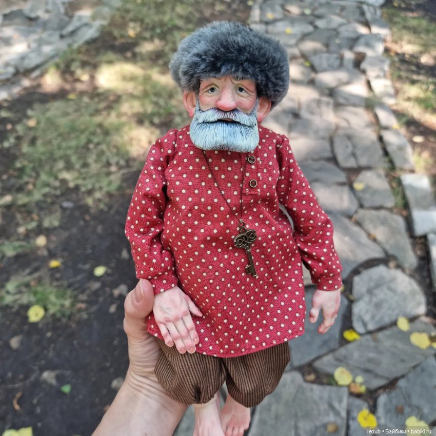 Дедуля — Авторские шарнирные куклы своими руками: лепка