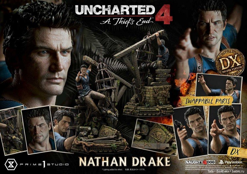 Prime 1 Studio - статуя Нейтана Дрейка в масштабе 1/4 (фото 5)