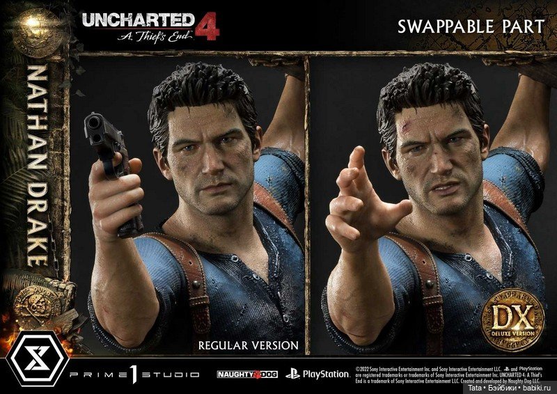 Prime 1 Studio - статуя Нейтана Дрейка в масштабе 1/4 (фото 4)