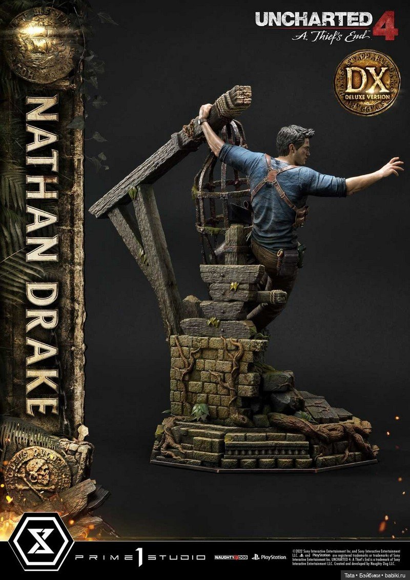 Prime 1 Studio - статуя Нейтана Дрейка в масштабе 1/4 (фото 2)