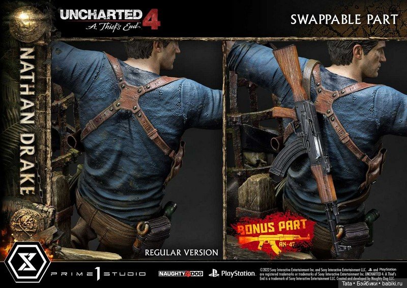 Prime 1 Studio - статуя Нейтана Дрейка в масштабе 1/4 (фото 3)