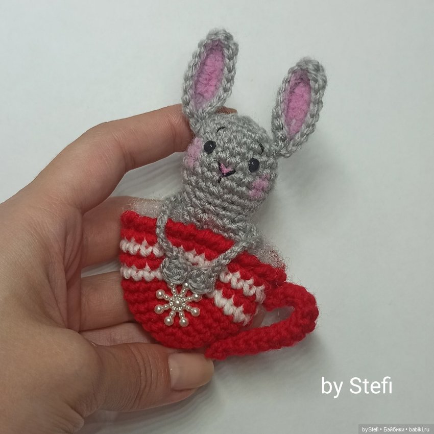 Кролик. Магнитик на холодильник (фото 4)