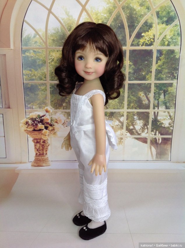 Нижний комплект в винтажном стиле для малышек Эффнер (фото 5)