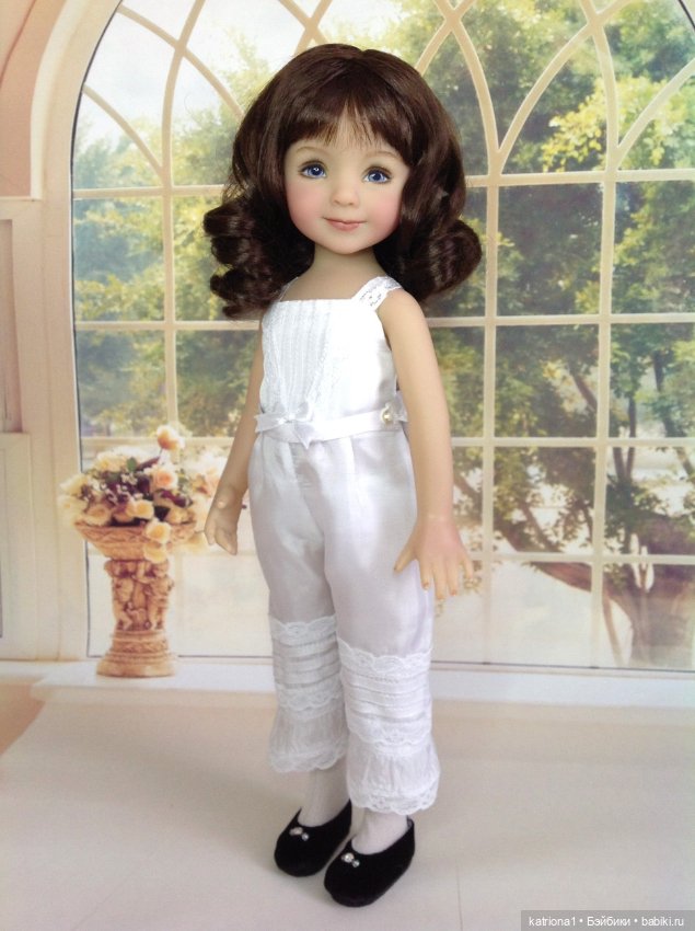 Нижний комплект в винтажном стиле для малышек Эффнер (фото 3)