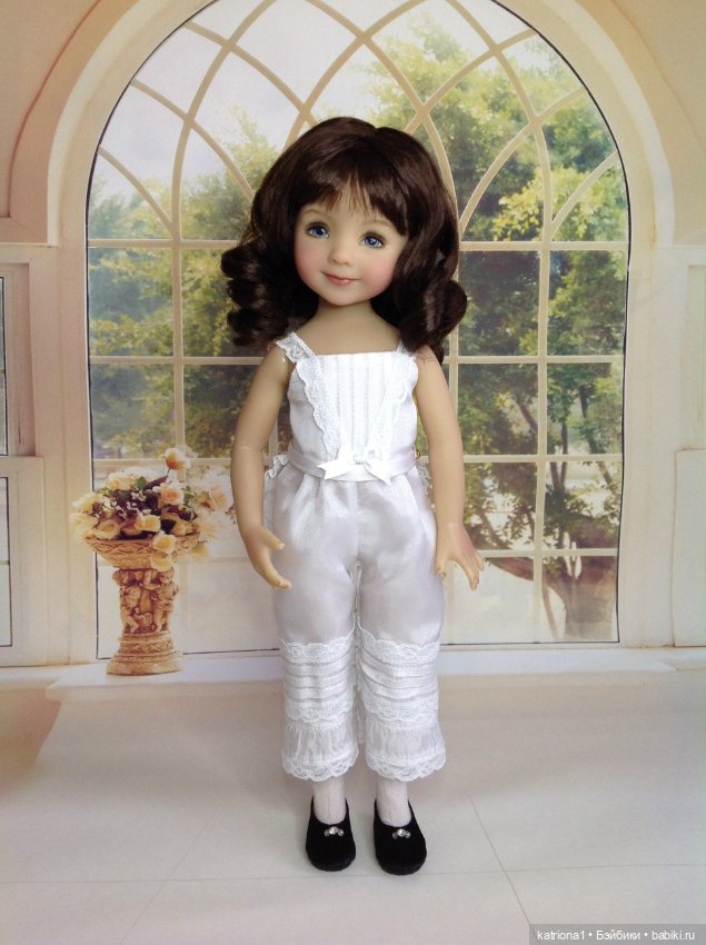 Нижний комплект в винтажном стиле для малышек Эффнер