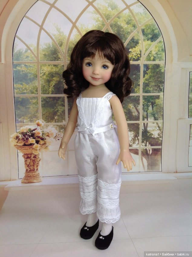 Нижний комплект в винтажном стиле для малышек Эффнер (фото 8)