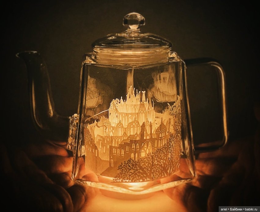 Бумажные замки от японской художницы Аюми Сибата (Ayumi Shibata) (фото 2)