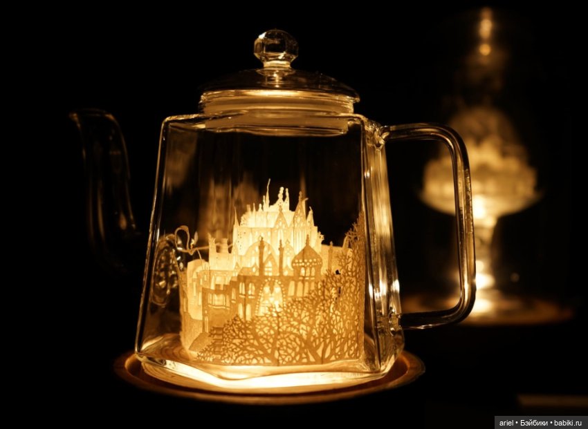 Бумажные замки от японской художницы Аюми Сибата (Ayumi Shibata) (фото 5)