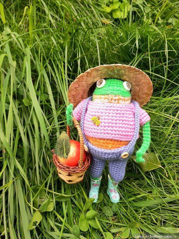 Лягух Кейко — Вязаные игрушки и амигуруми: крючком (фото 6)