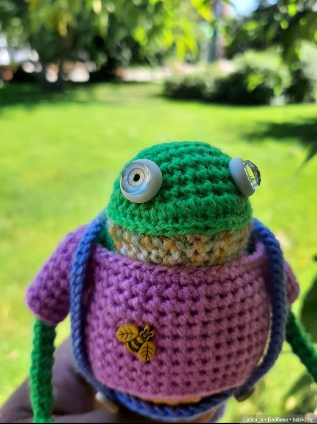 Лягух Кейко — Вязаные игрушки и амигуруми: крючком (фото 8)