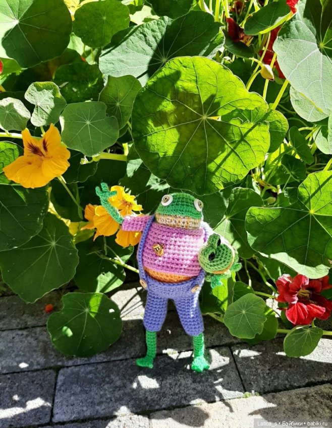 Лягух Кейко — Вязаные игрушки и амигуруми: крючком (фото 4)