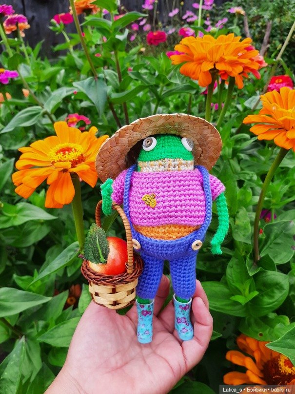 Лягух Кейко — Вязаные игрушки и амигуруми: крючком