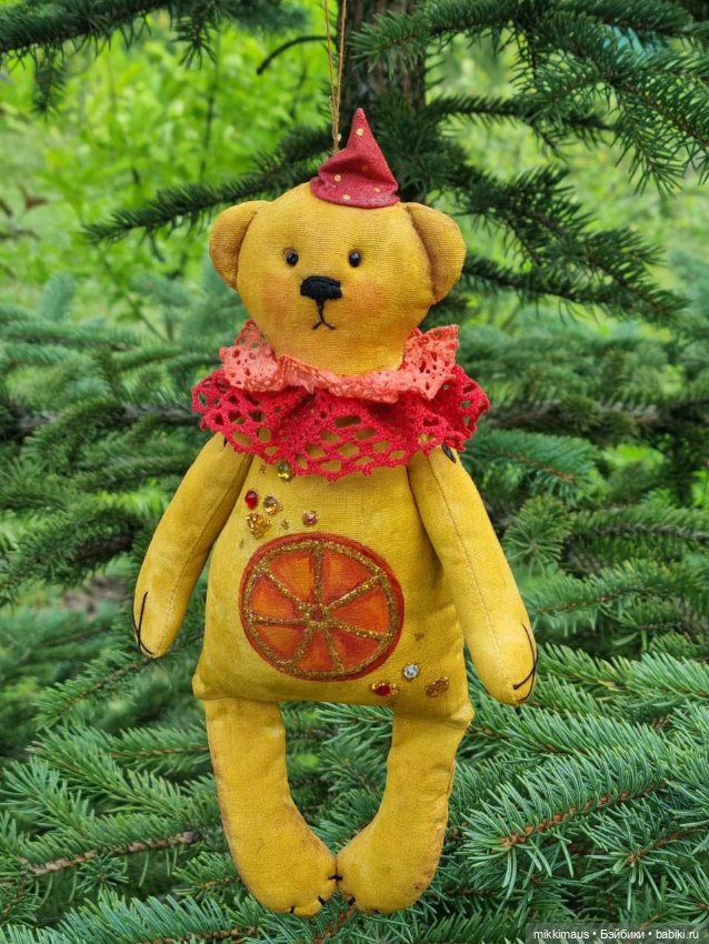 Мишки ждут Новый Год — Текстильные игрушки и примитивы: кофейные