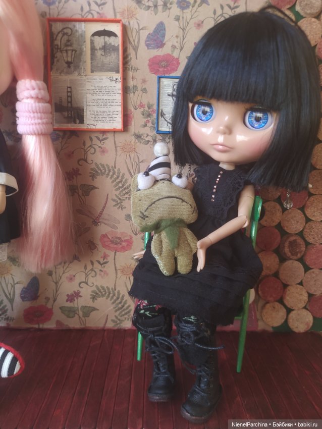 Ещё один фон+коллажи — Кукольная миниатюра своими руками: еда