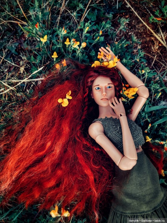 Хелависа собирает травы (автор куколки Ольга Рейнгард) (фото 6)