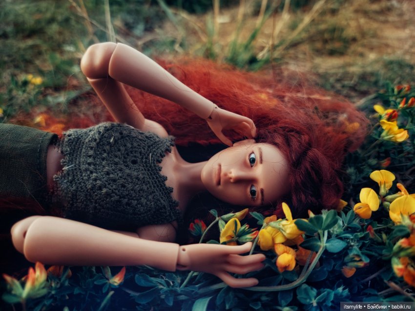 Хелависа собирает травы (автор куколки Ольга Рейнгард) (фото 2)