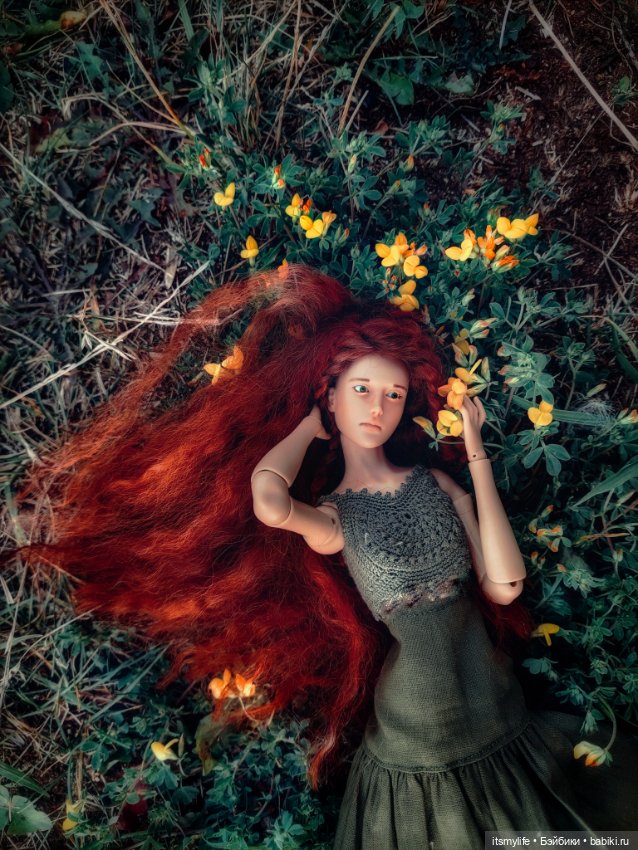 Хелависа собирает травы (автор куколки Ольга Рейнгард) (фото 5)