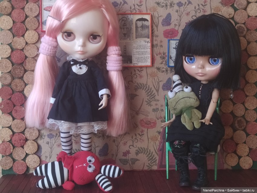 Ещё один фон+коллажи — Кукольная миниатюра своими руками: еда