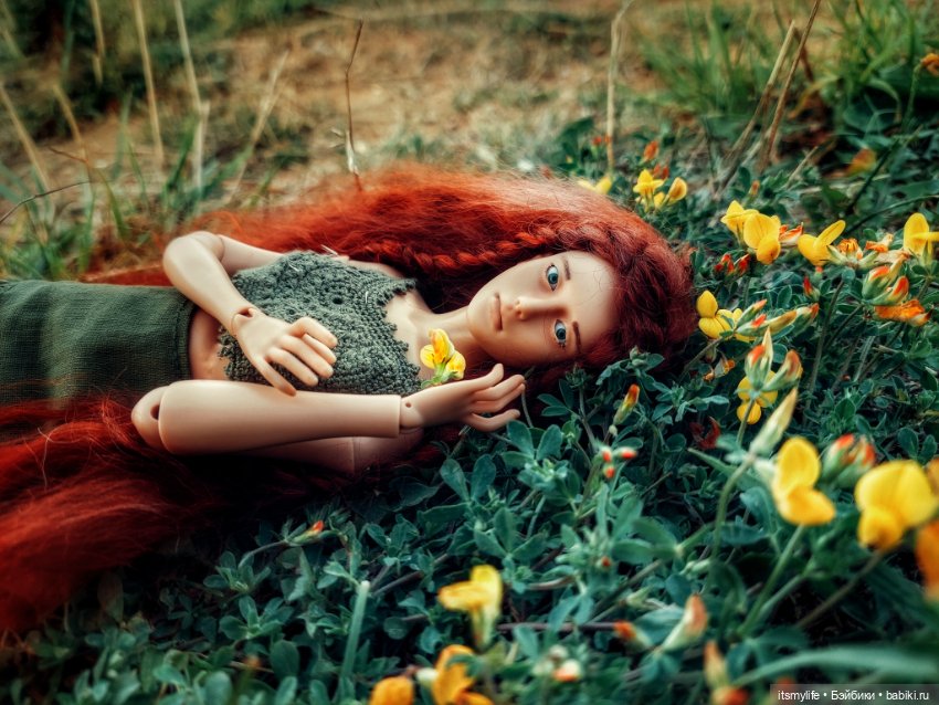 Хелависа собирает травы (автор куколки Ольга Рейнгард) (фото 7)